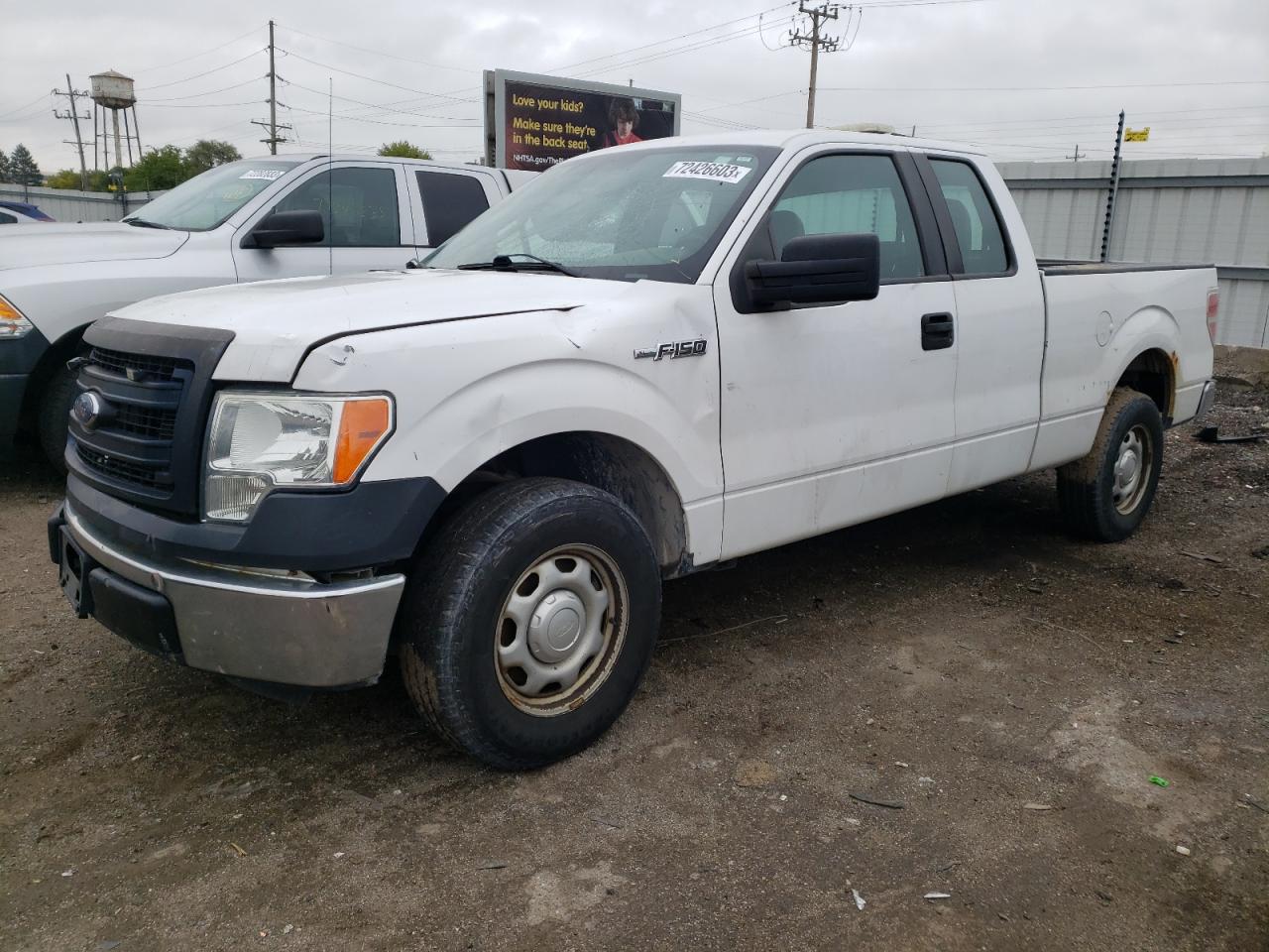 Изображение 1 2014 FORD F150 SUPER CAB 2014 с VIN 1FTFX1CF6EKG11657