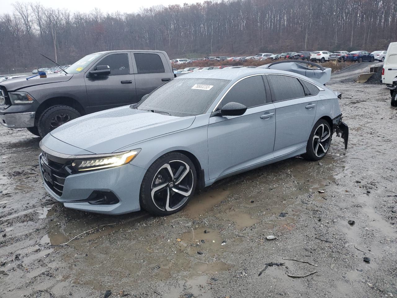 Image 1 of 2021 HONDA ACCORD SPORT 2021 with VIN 1HGCV1F34MA058720
