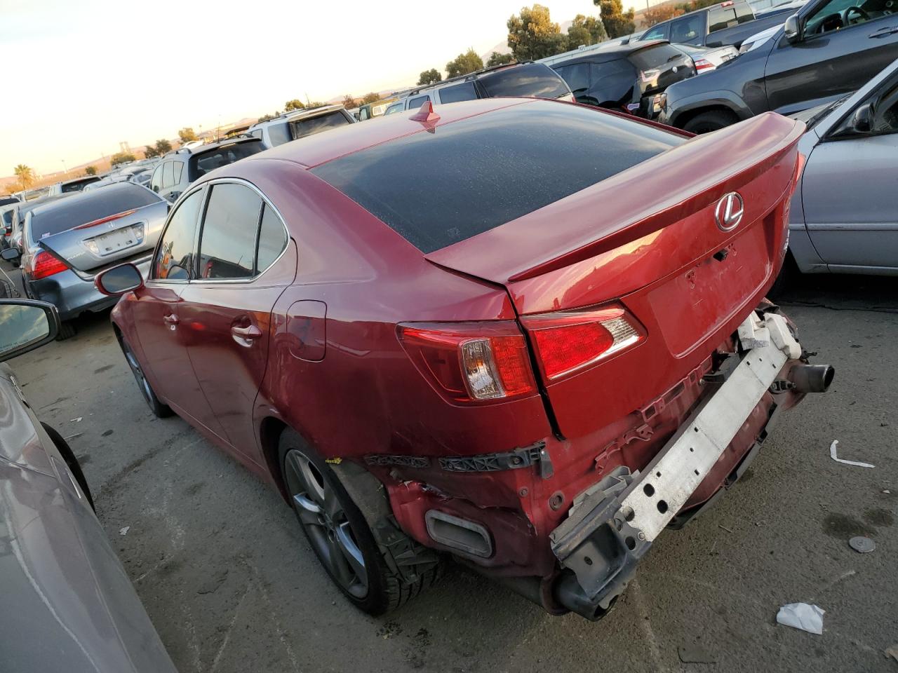 Image 2 of 2012 LEXUS IS 250 2012 with VIN JTHBF5C27C5183128