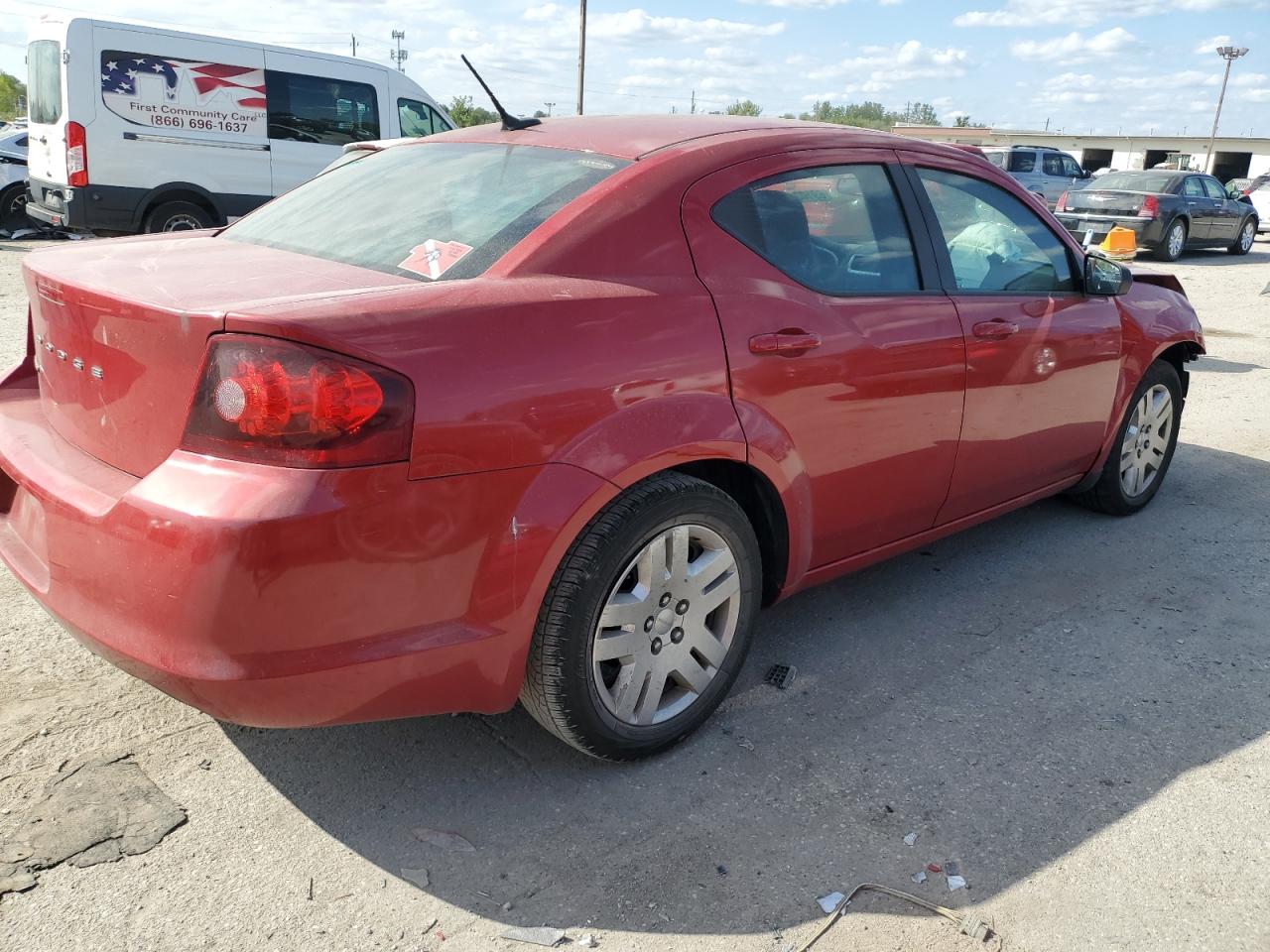 Изображение 3 2013 DODGE AVENGER SE 2013 с VIN 1C3CDZAG6DN750338