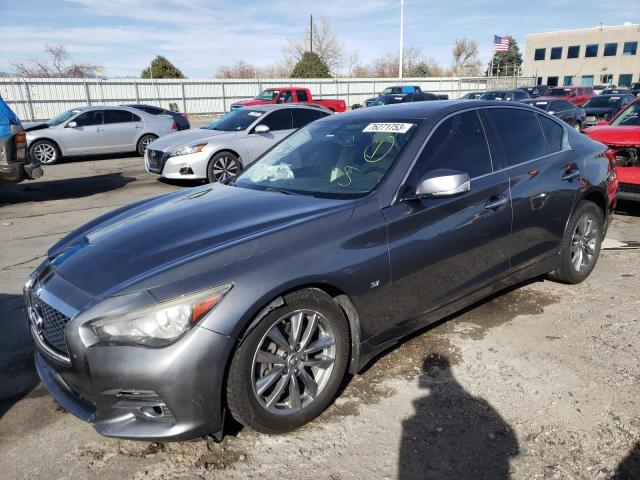 Image 1 of 2014 INFINITI Q50 BASE 2014 with VIN JN1BV7AR5EM686586