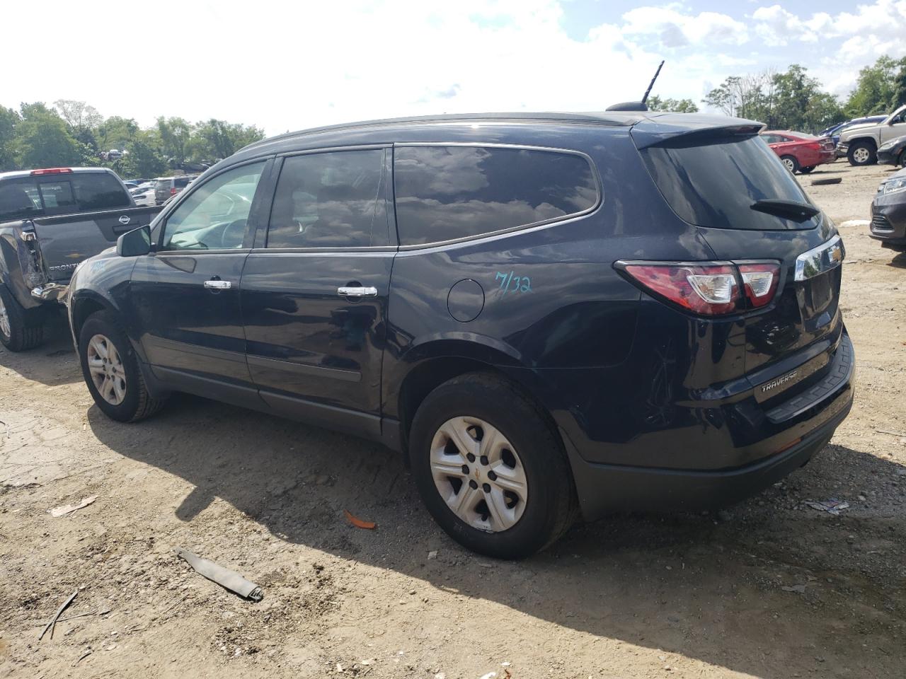 Image 2 of 2017 CHEVROLET TRAVERSE LS 2017 with VIN 1GNKRFED1HJ180292