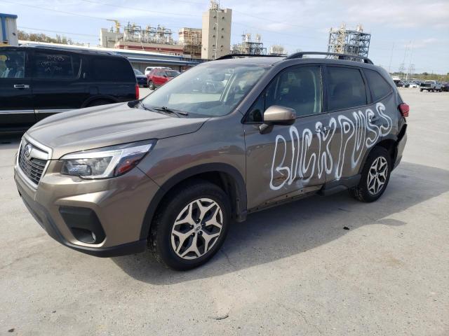 Image 1 of 2021 SUBARU FORESTER PREMIUM 2021 with VIN JF2SKAJC0MH444537