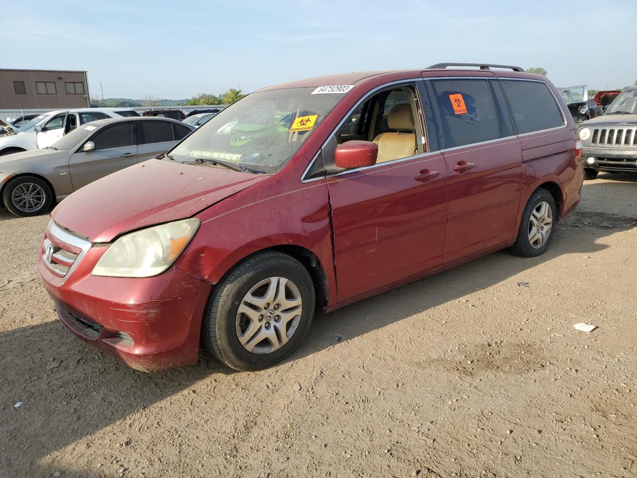 Изображение 1 2006 HONDA ODYSSEY EX 2006 с VIN 5FNRL38416B408427