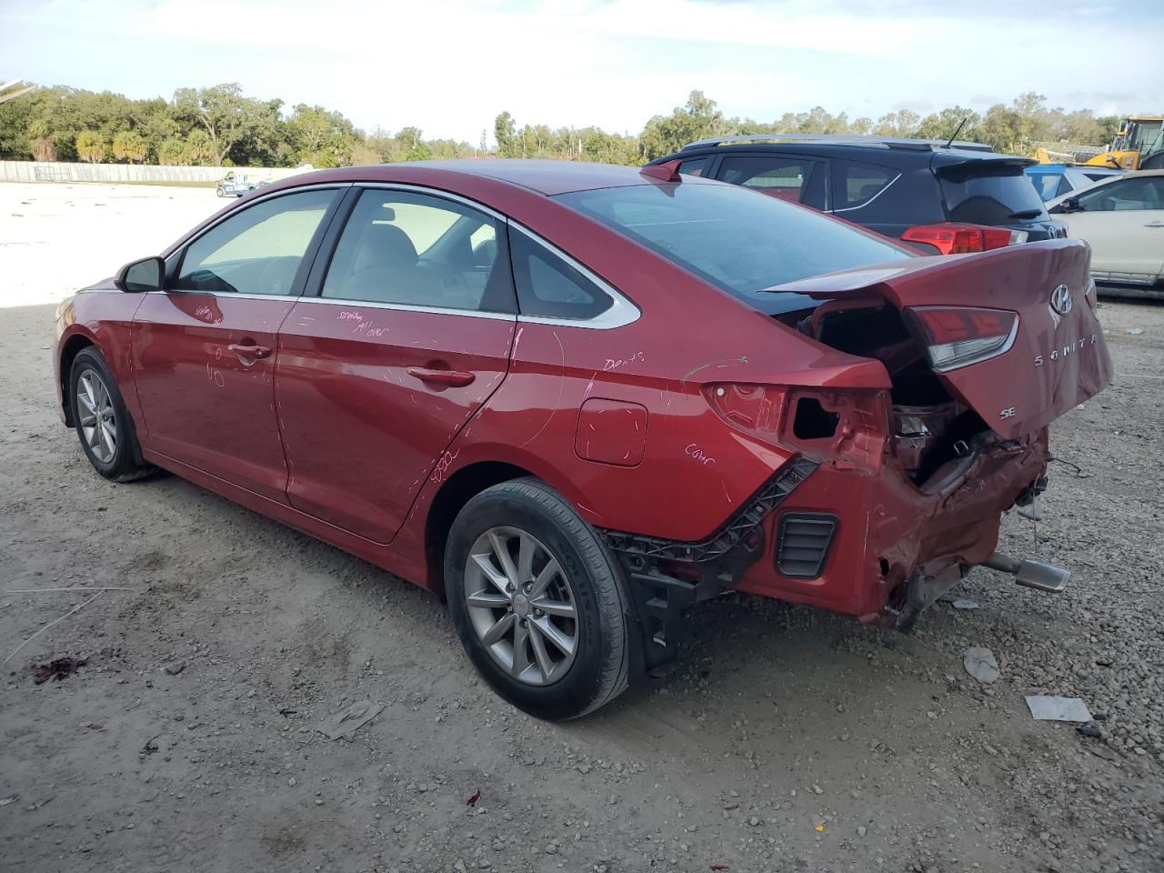 Image 2 of 2019 HYUNDAI SONATA SE 2019 with VIN 5NPE24AF7KH740712