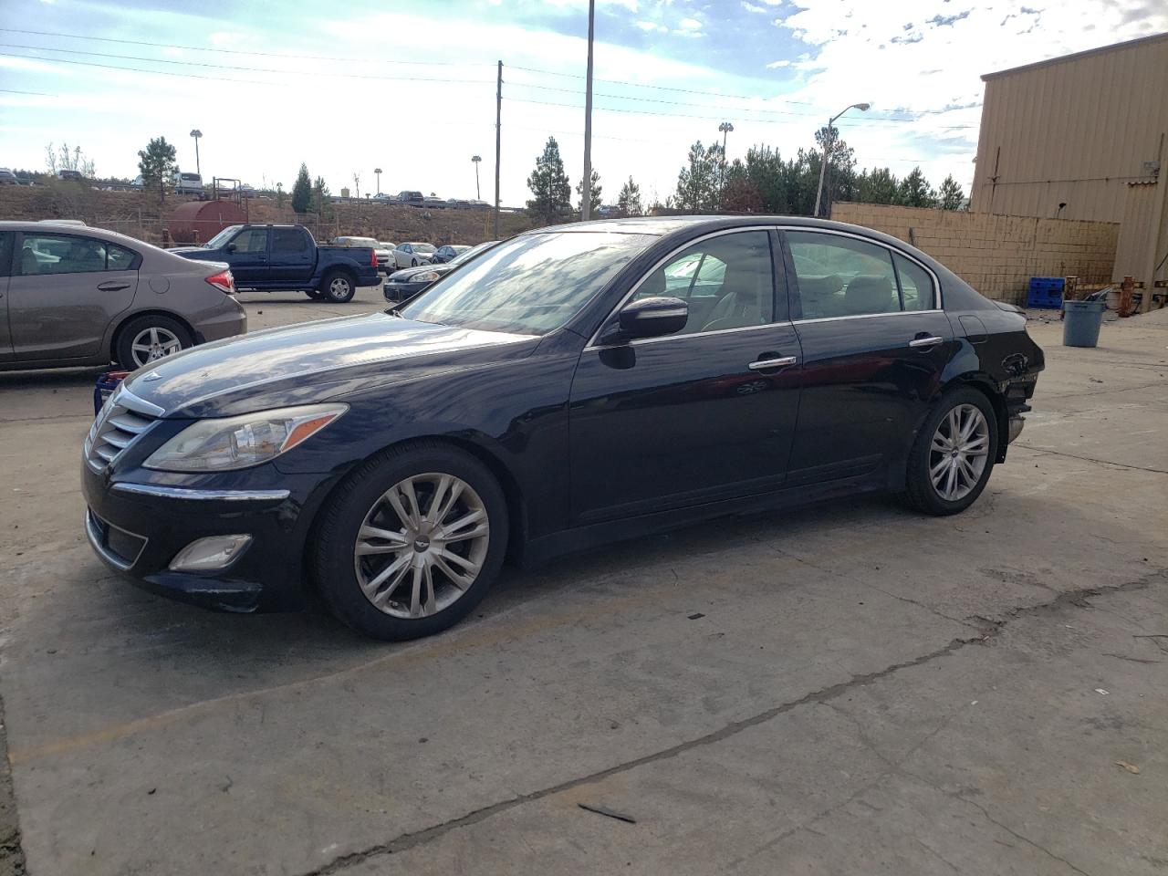 Image 1 of 2012 HYUNDAI GENESIS 3.8L 2012 with VIN KMHGC4DD5CU206658