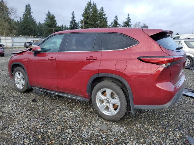 Image 2 of 2022 TOYOTA HIGHLANDER L 2022 with VIN 5TDBZRBH7NS573164