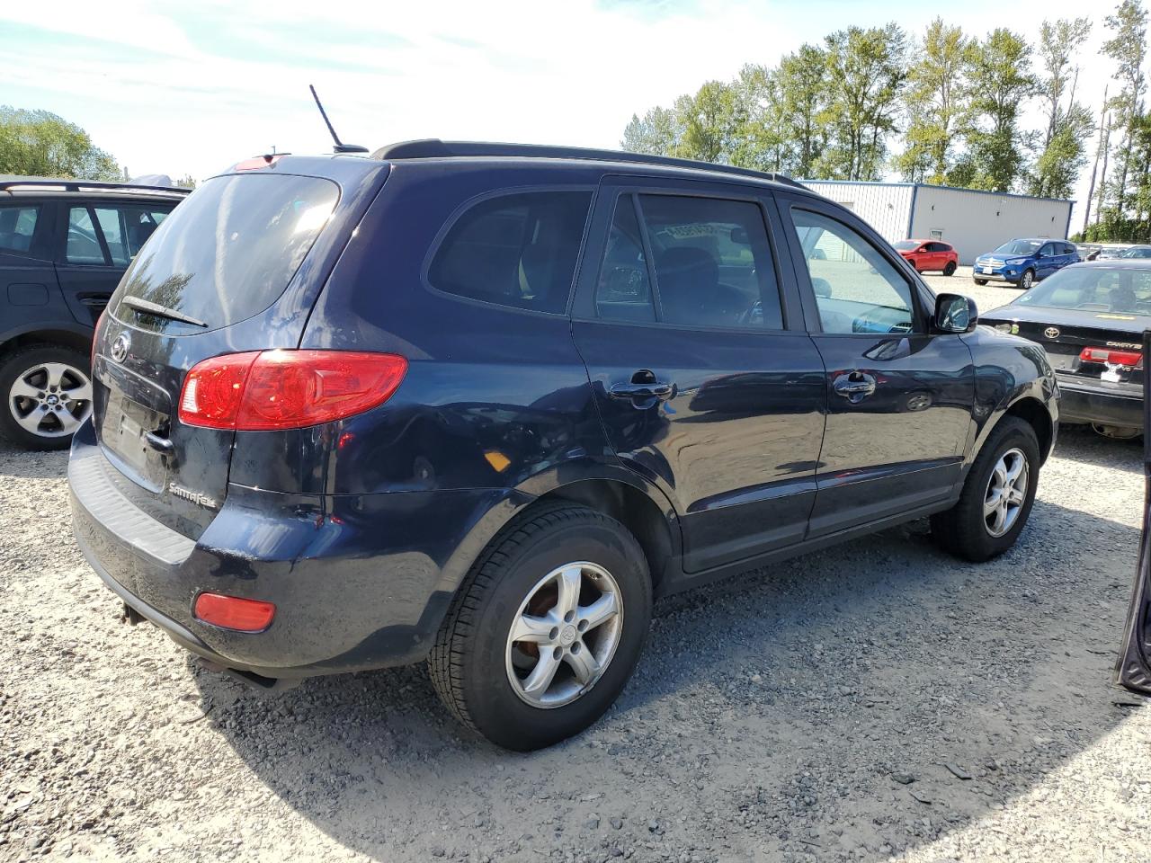 Image 3 of 2008 HYUNDAI SANTA FE GLS 2008 with VIN 5NMSG13D28H223502