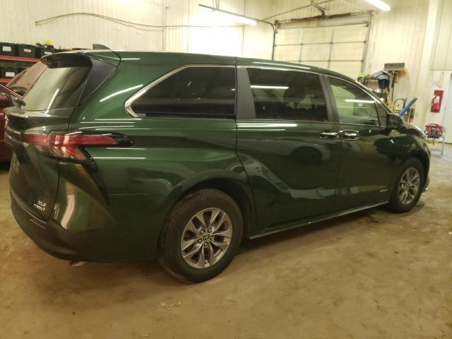 Image 3 of 2021 TOYOTA SIENNA XLE 2021 with VIN 5TDYSKFCXMS004120