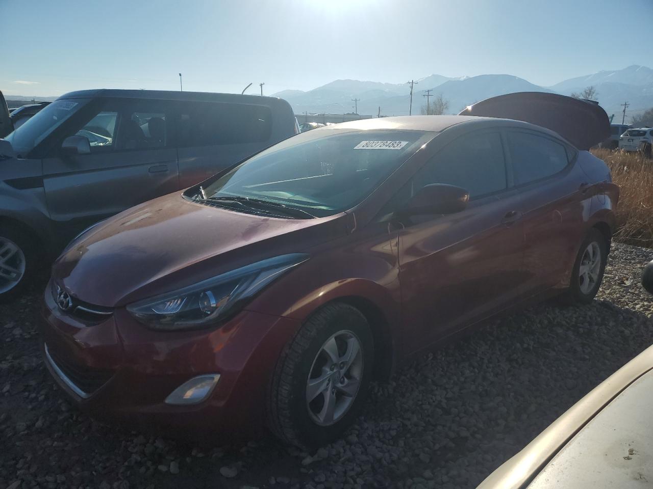 Image 1 of 2012 HYUNDAI ELANTRA GLS 2012 with VIN KMHDH4AE6CU271360