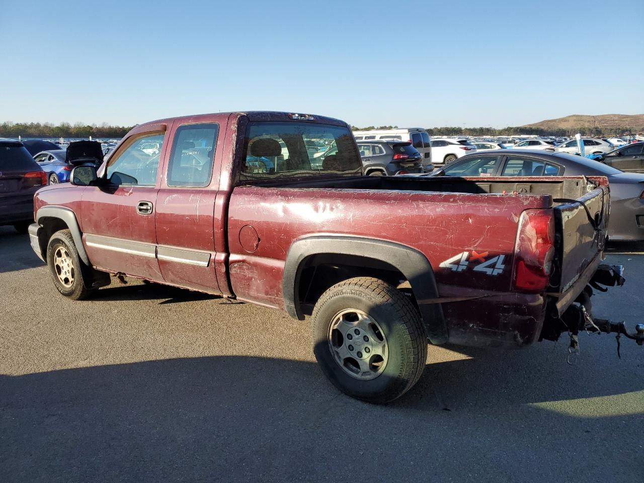 Image 2 of 2003 CHEVROLET SILVERADO K1500 2003 with VIN 1GCEK19V83E344445