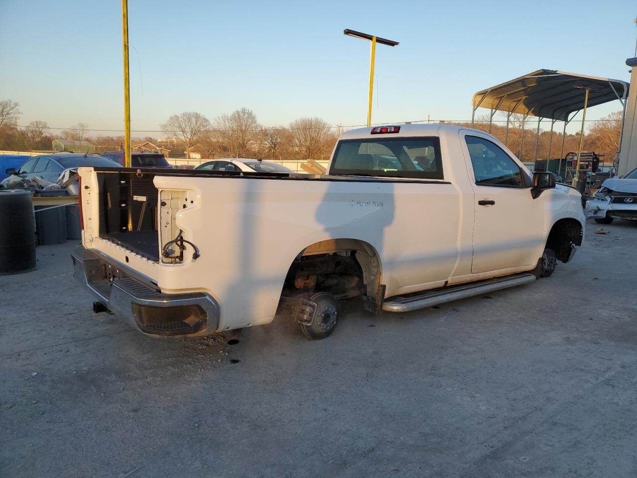 Image 3 of 2023 CHEVROLET SILVERADO C1500 2023 with VIN 3GCNAAED2PG296343