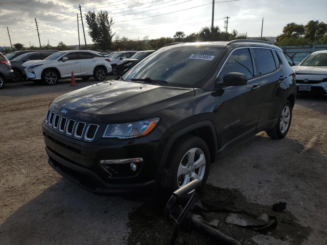 Image 1 of 2018 JEEP COMPASS LATITUDE 2018 with VIN 3C4NJCBB5JT266623