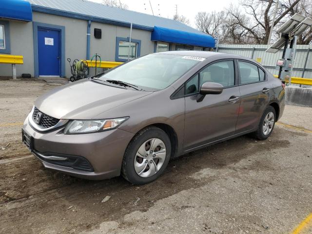 Image 1 of 2014 HONDA CIVIC LX 2014 with VIN 19XFB2F5XEE248595