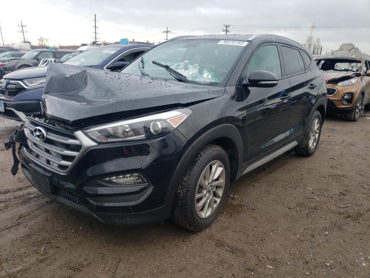 Image 1 of 2017 HYUNDAI TUCSON LIMITED 2017 with VIN KM8J33A41HU368458