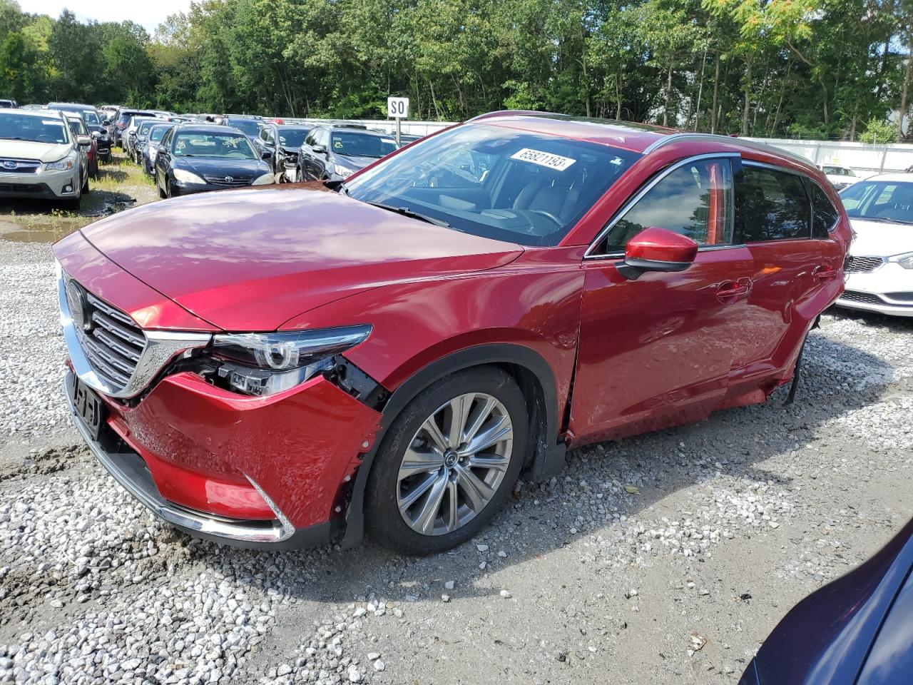 Image 1 of 2021 MAZDA CX-9 SIGNATURE 2021 with VIN JM3TCBEY7M0533913