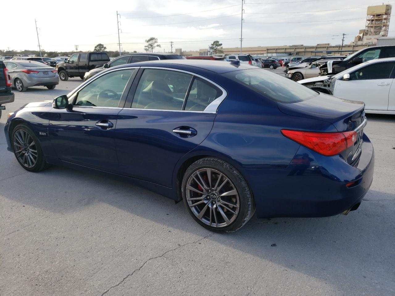 Image 2 of 2017 INFINITI Q50 RED SPORT 400 2017 with VIN JN1FV7AR1HM871157