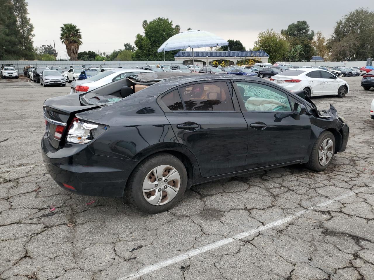 Image 3 of 2015 HONDA CIVIC LX 2015 with VIN 2HGFB2F57FH518499