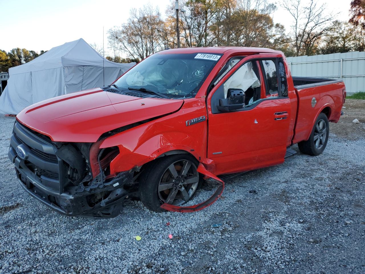 Image 1 of 2015 FORD F150 SUPER CAB 2015 with VIN 1FTEX1CG2FFC51737