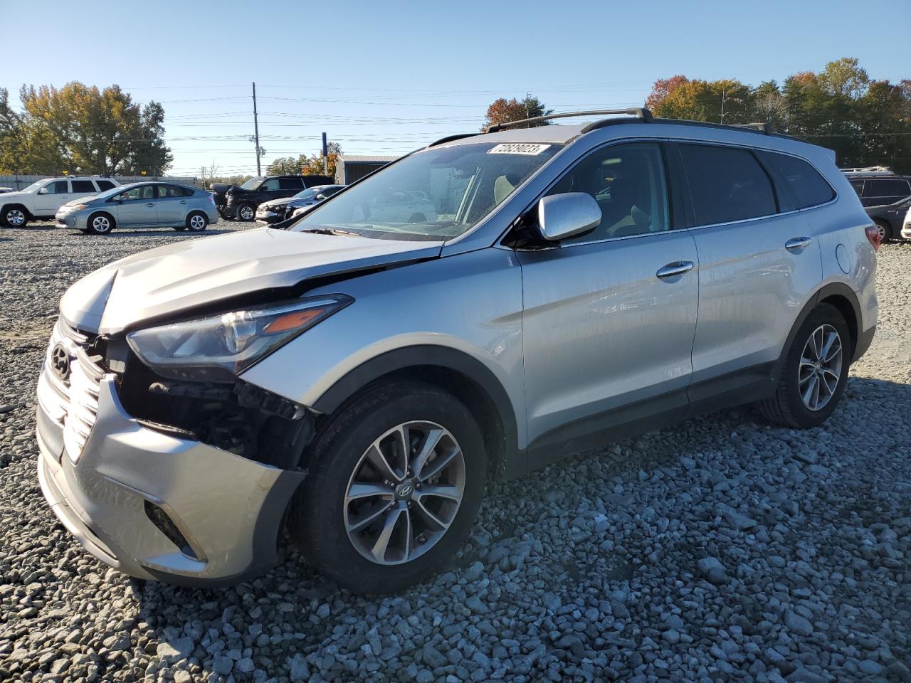 Изображение 1 2017 HYUNDAI SANTA FE SE 2017 с VIN KM8SM4HF2HU177596