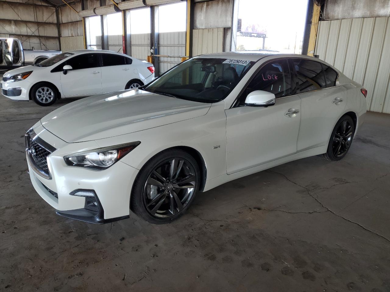 Image 1 of 2018 INFINITI Q50 LUXE 2018 with VIN JN1EV7AP7JM350007
