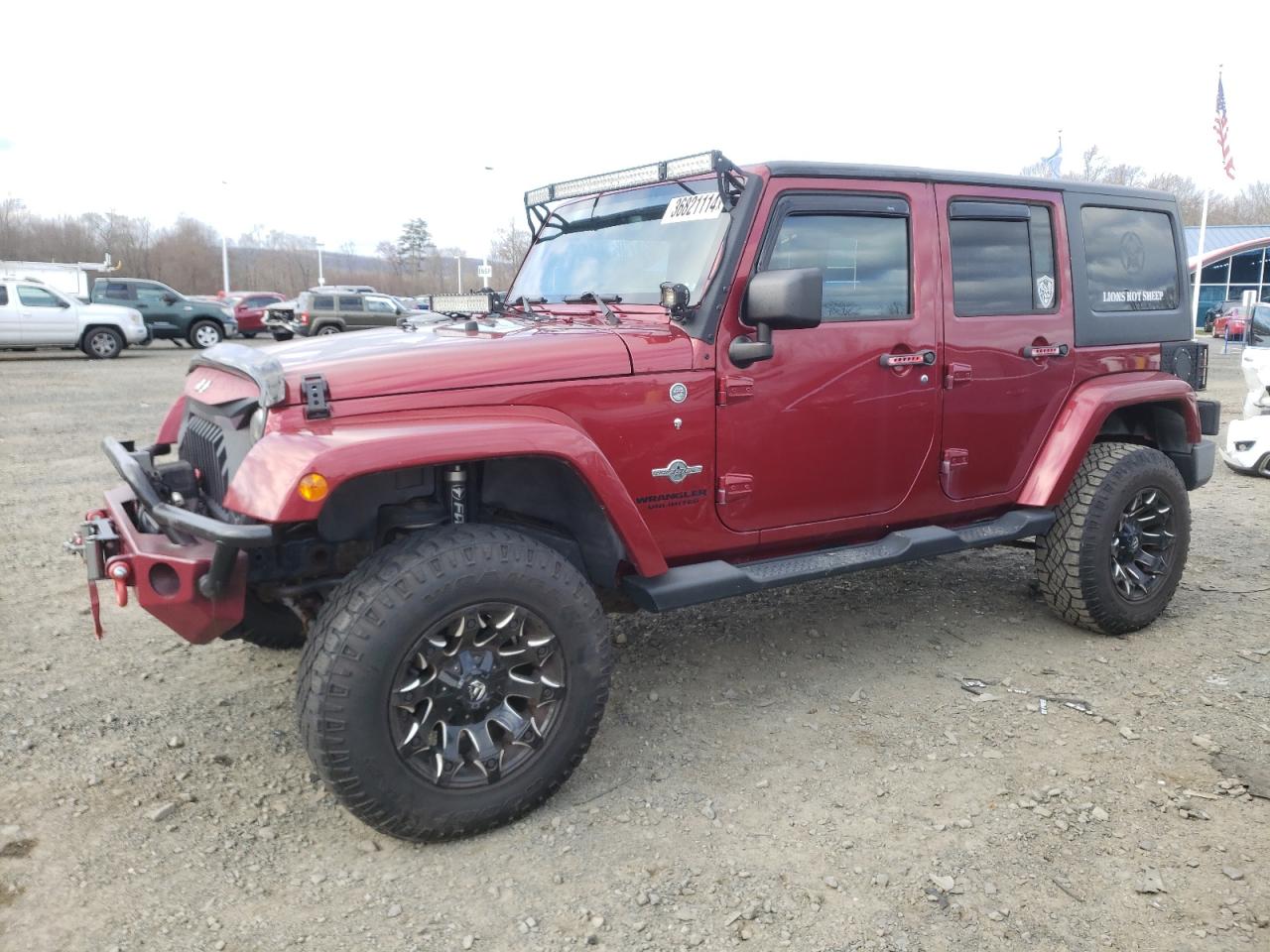 Image 1 of 2013 JEEP WRANGLER UNLIMITED SPORT 2013 with VIN 1C4BJWDG7DL569514
