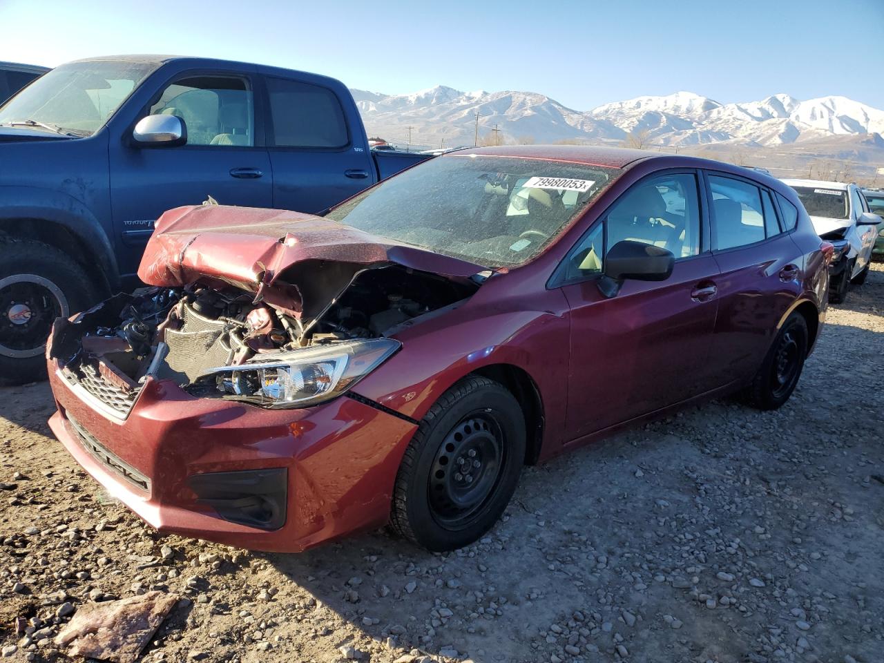Изображение 1 2017 SUBARU IMPREZA  2017 с VIN 4S3GTAA68H3729808