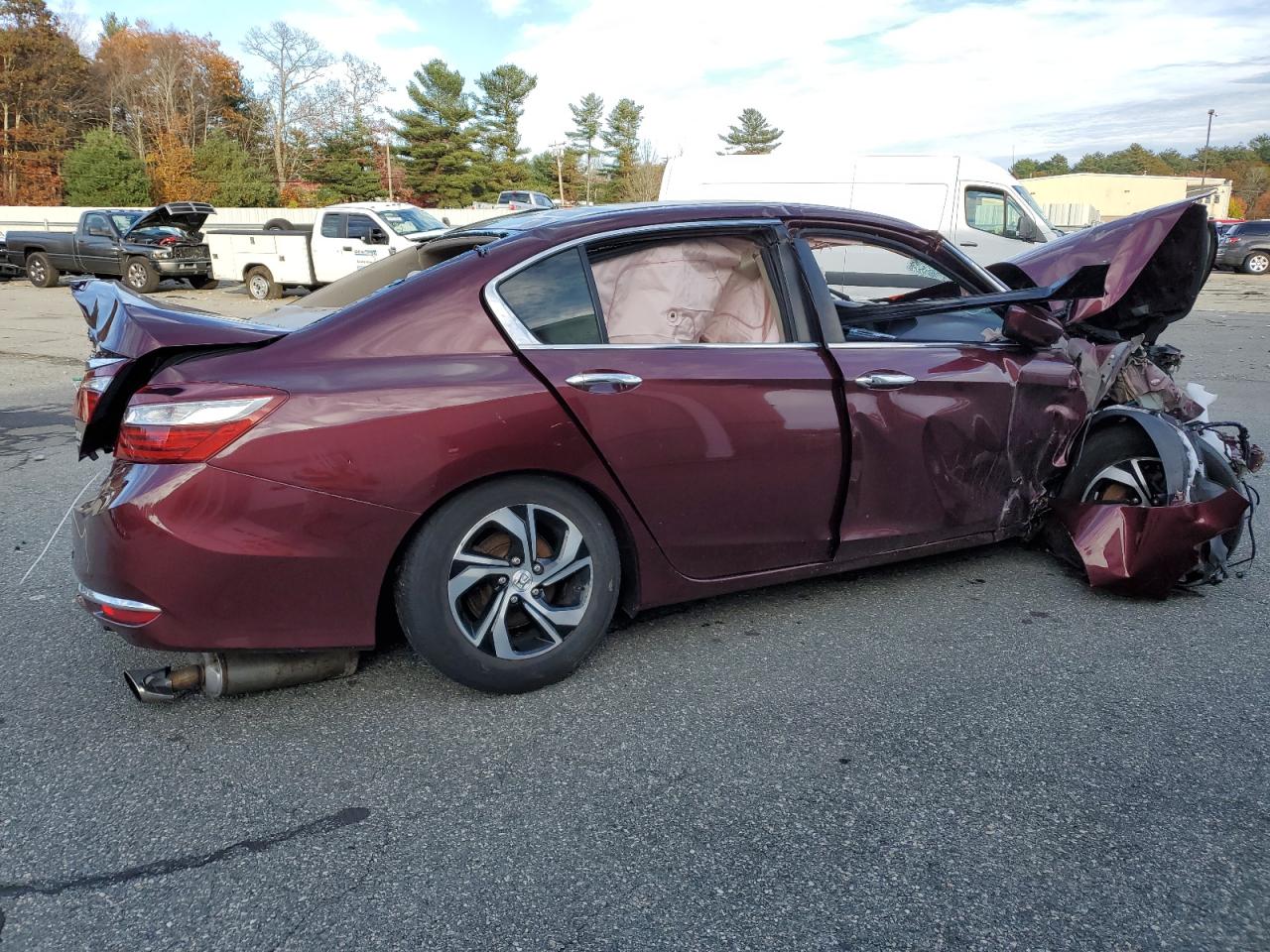 Image 3 of 2016 HONDA ACCORD LX 2016 with VIN 1HGCR2F39GA104024