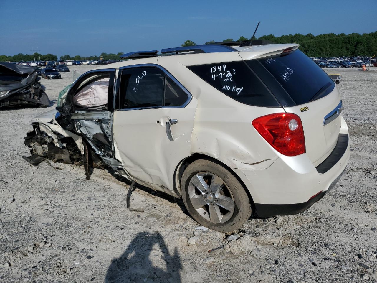 Image 2 of 2013 CHEVROLET EQUINOX LTZ 2013 with VIN 1GNALFEK6DZ131211