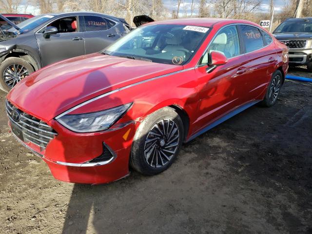 Image 1 of 2020 HYUNDAI SONATA HYBRID 2020 with VIN KMHL34JJ7LA011722