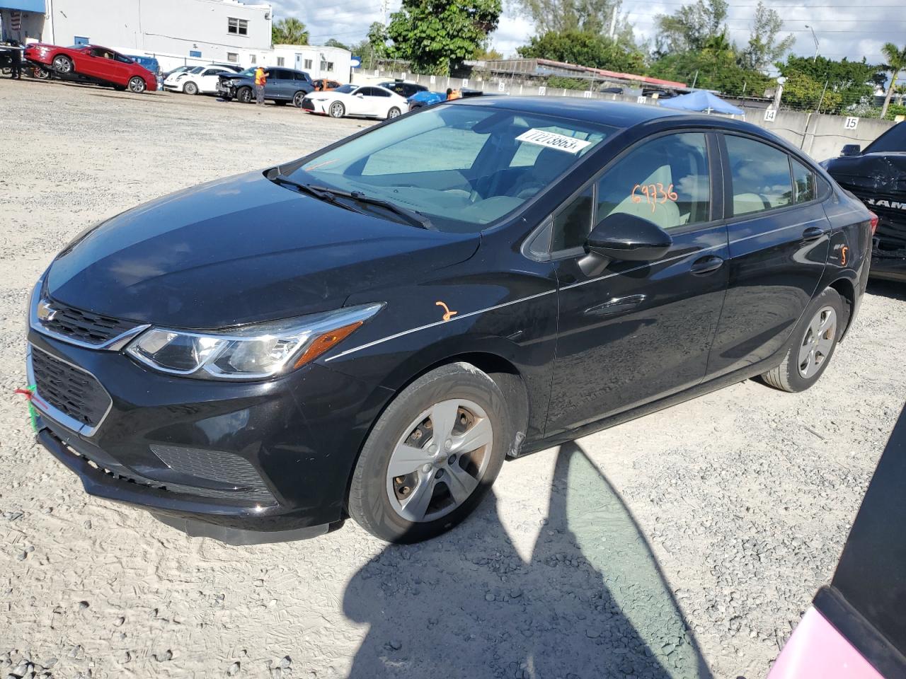 Image 1 of 2018 CHEVROLET CRUZE LS 2018 with VIN 1G1BC5SM4J7149977