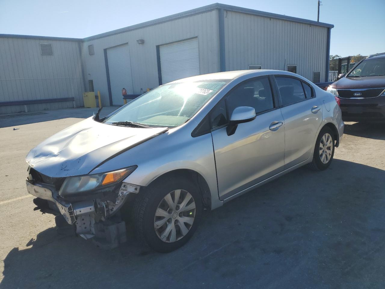 Image 1 of 2012 HONDA CIVIC LX 2012 with VIN 19XFB2F5XCE056915
