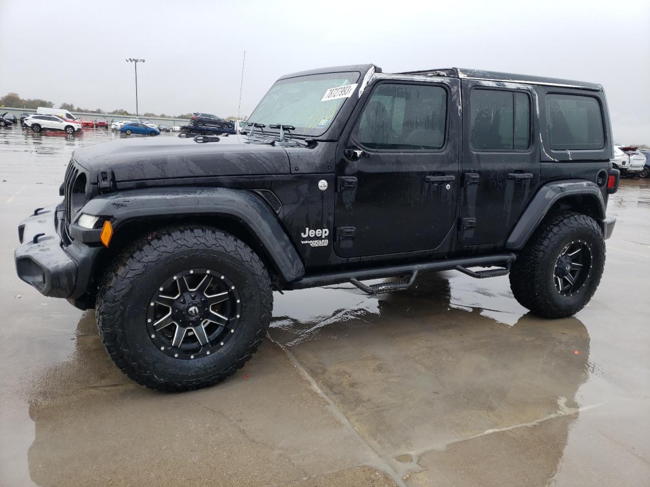Image 1 of 2018 JEEP WRANGLER UNLIMITED SPORT 2018 with VIN 1C4HJXDG5JW187900