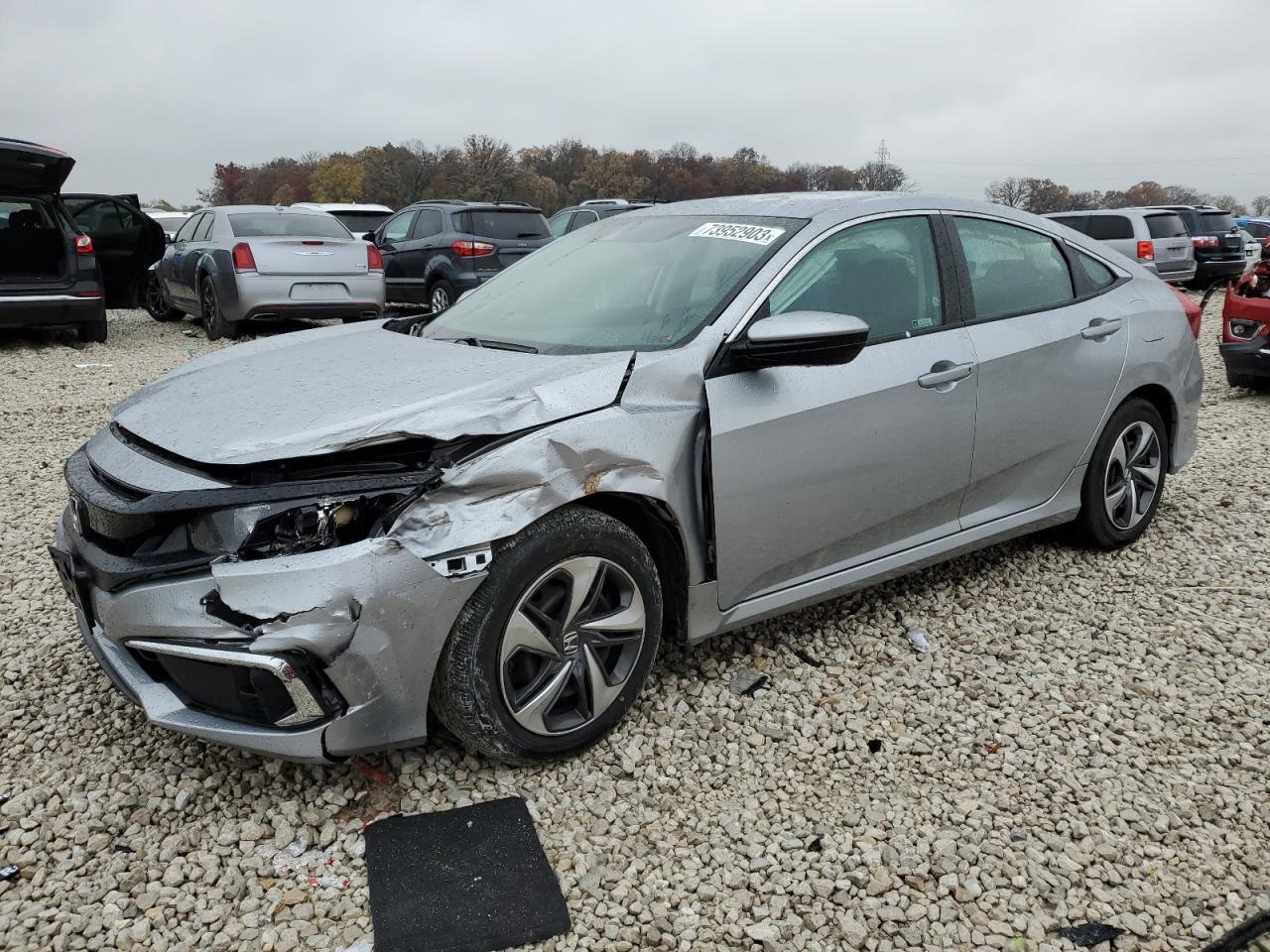 Image 1 of 2020 HONDA CIVIC LX 2020 with VIN 2HGFC2F60LH579212