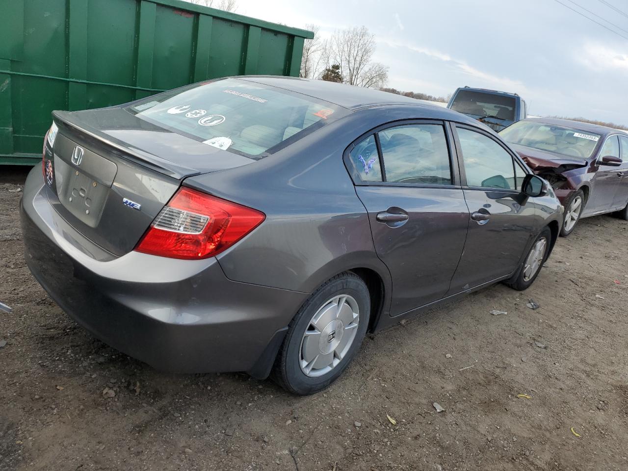 Obraz 3 z 2012 HONDA CIVIC HF 2012 z VIN 2HGFB2F6XCH513611