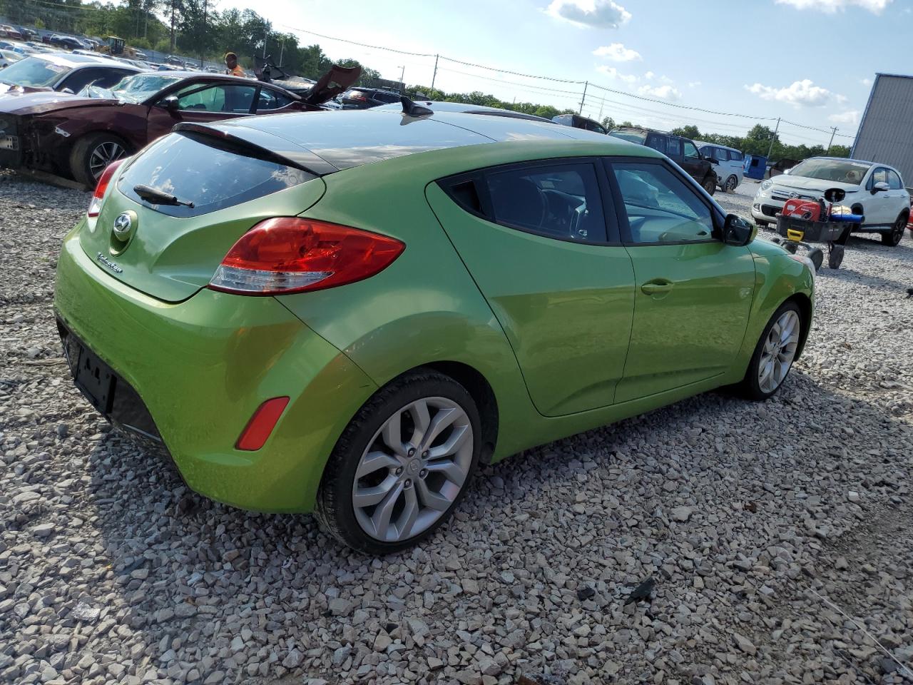 Image 3 of 2012 HYUNDAI VELOSTER  2012 with VIN KMHTC6AD1CU027516