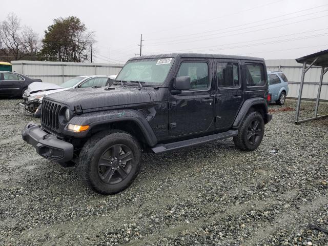 Image 1 of 2021 JEEP WRANGLER UNLIMITED SAHARA 2021 with VIN 1C4HJXEG1MW560451