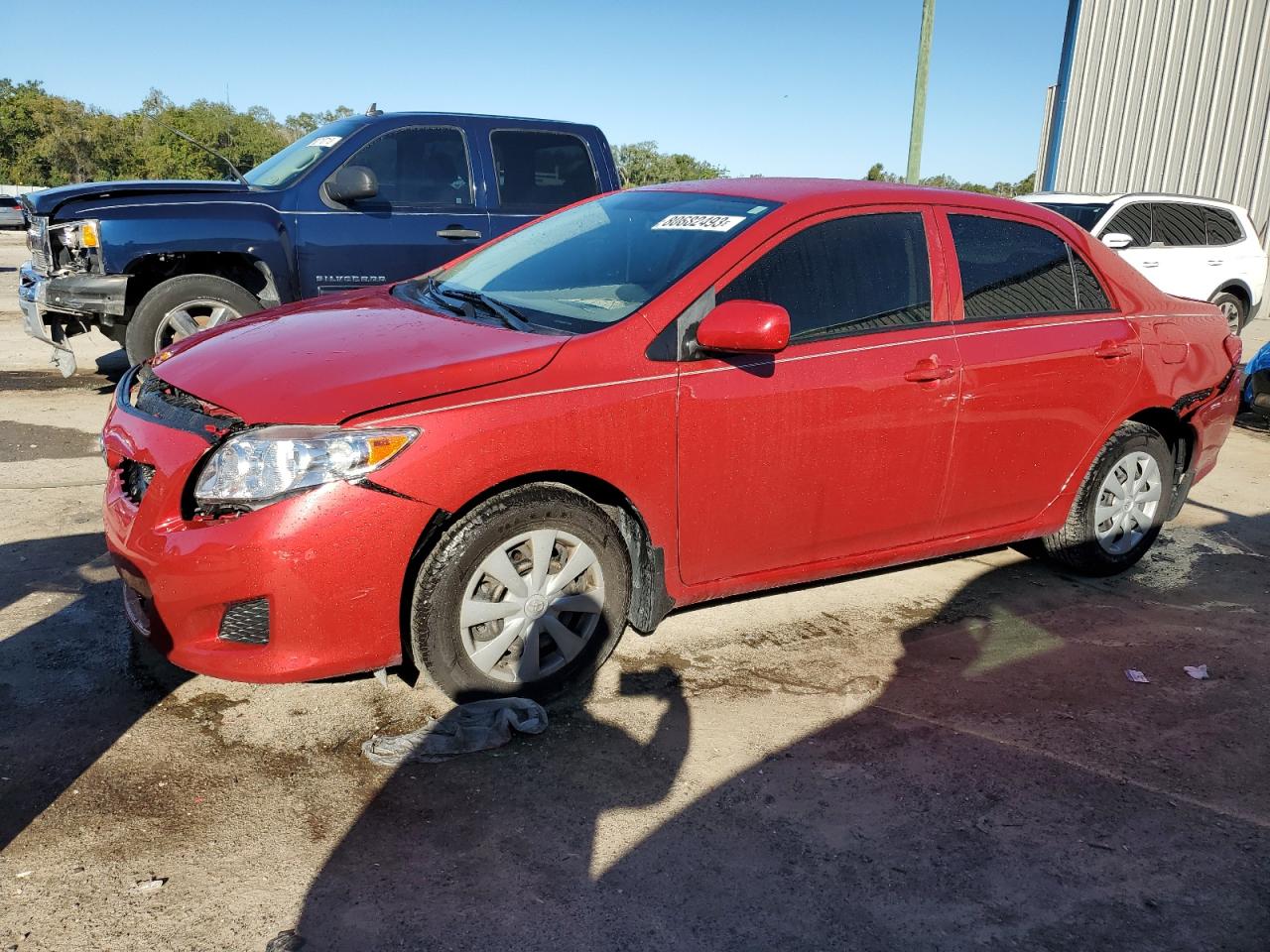Image 1 of 2010 TOYOTA COROLLA BASE 2010 with VIN JTDBU4EE8AJ079583