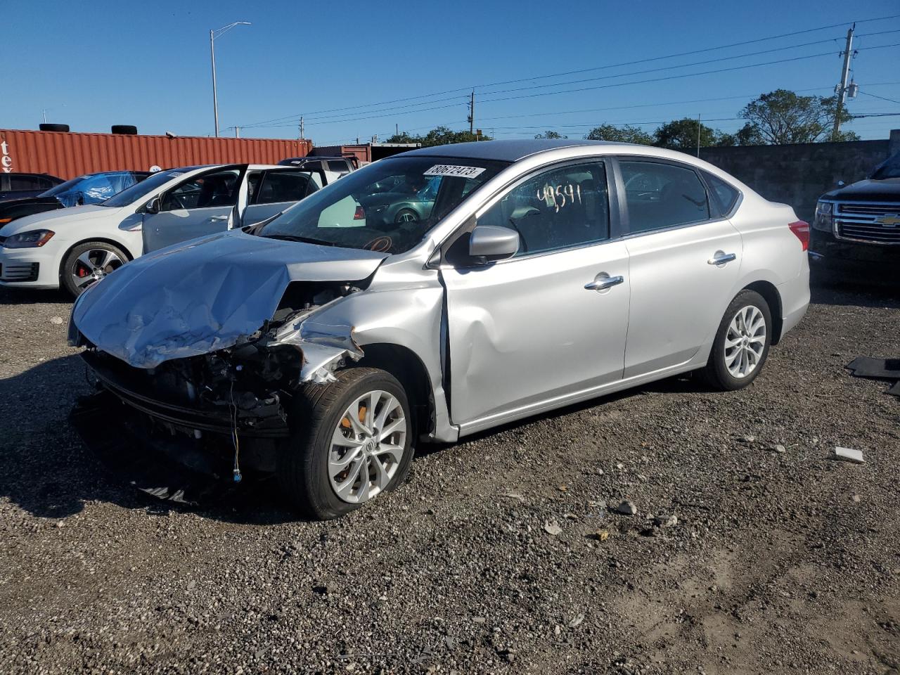 Obraz 1 z 2019 NISSAN SENTRA S 2019 z VIN 3N1AB7AP0KY285359