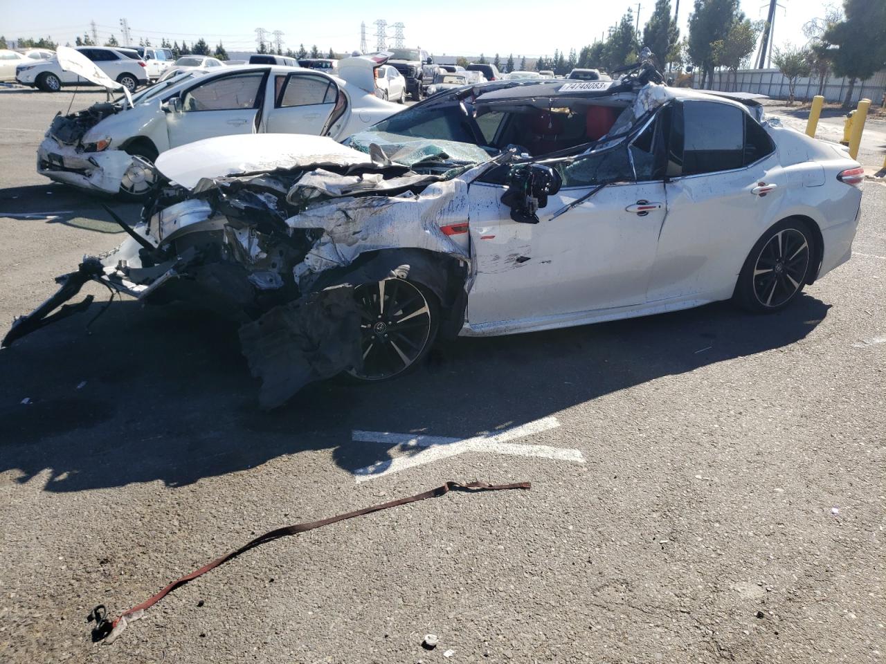 Image 1 of 2020 TOYOTA CAMRY TRD 2020 with VIN 4T1KZ1AK4LU037534