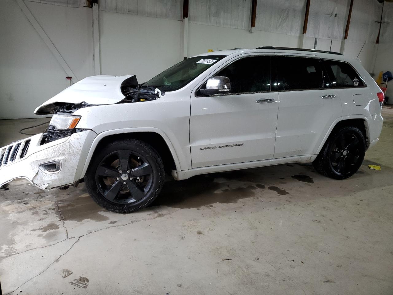 Image 1 of 2014 JEEP GRAND CHEROKEE OVERLAND 2014 with VIN 1C4RJFCM8EC389076