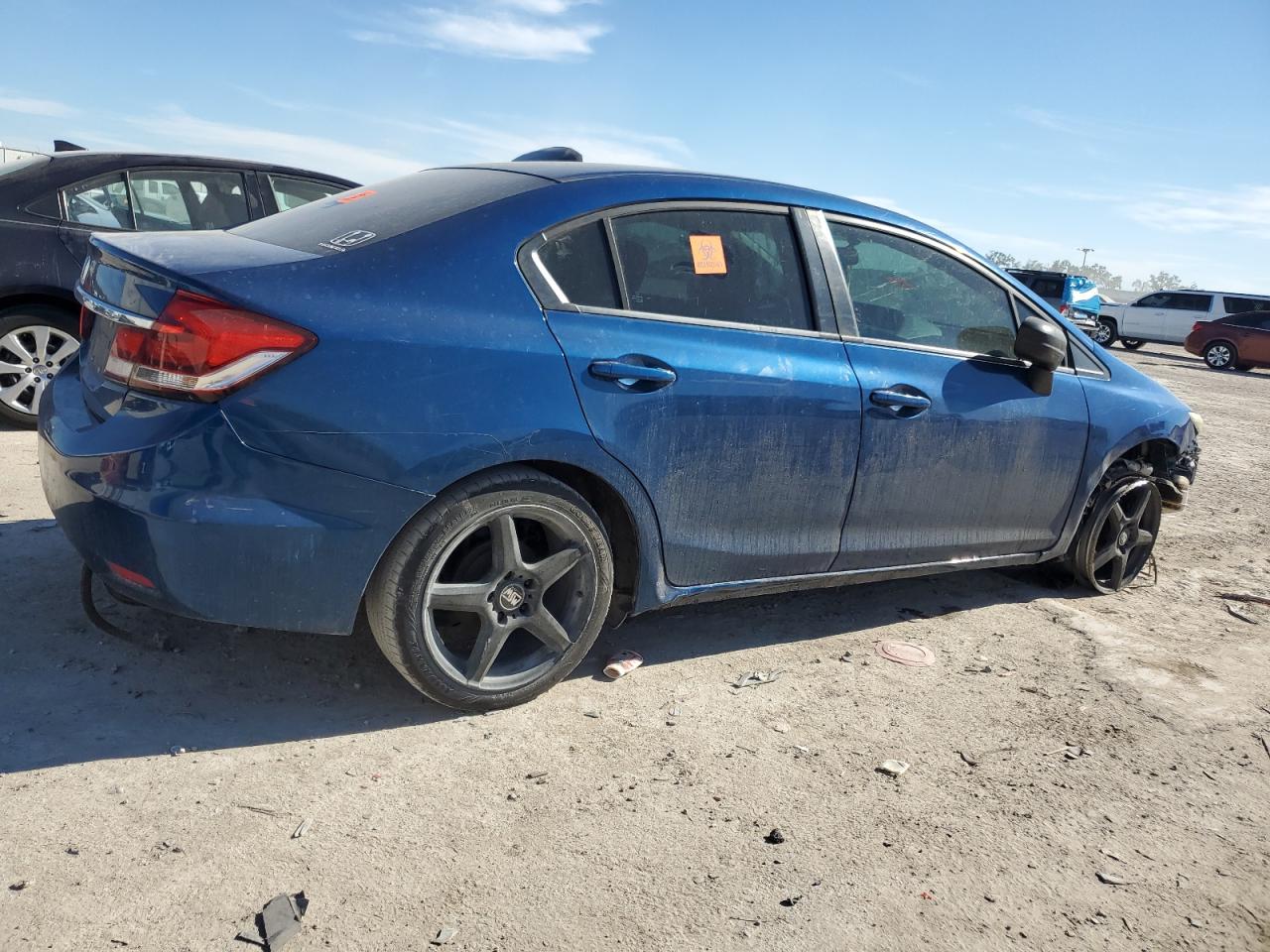 Image 3 of 2014 HONDA CIVIC LX 2014 with VIN 2HGFB2F57EH511633