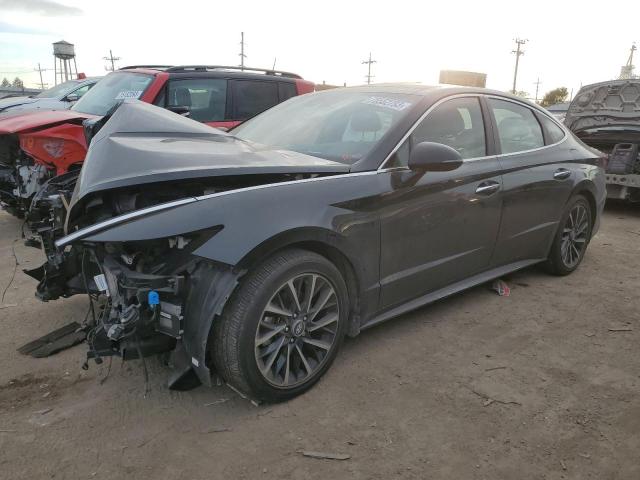 Image 1 of 2021 HYUNDAI SONATA LIMITED 2021 with VIN 5NPEH4J29MH080428