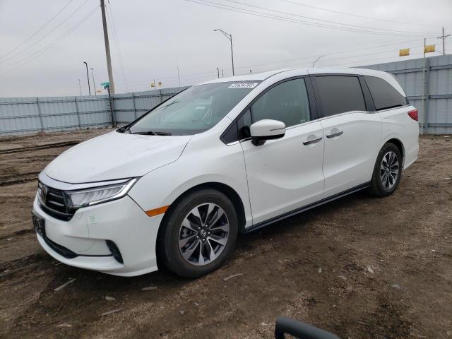 Image 1 of 2022 HONDA ODYSSEY EXL 2022 with VIN 5FNRL6H75NB037511