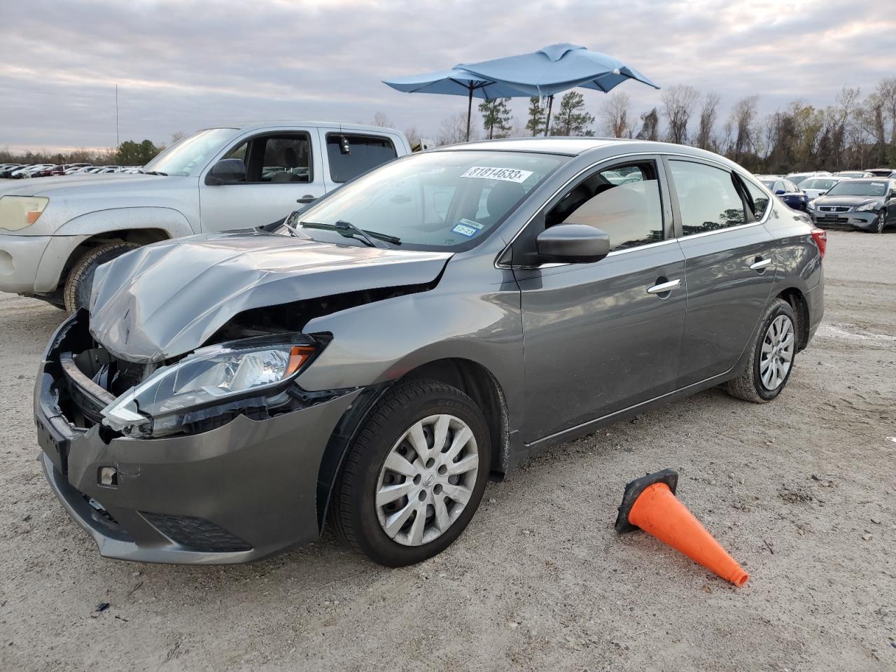 Изображение 1 2016 NISSAN SENTRA S 2016 с VIN 3N1AB7AP1GY297463