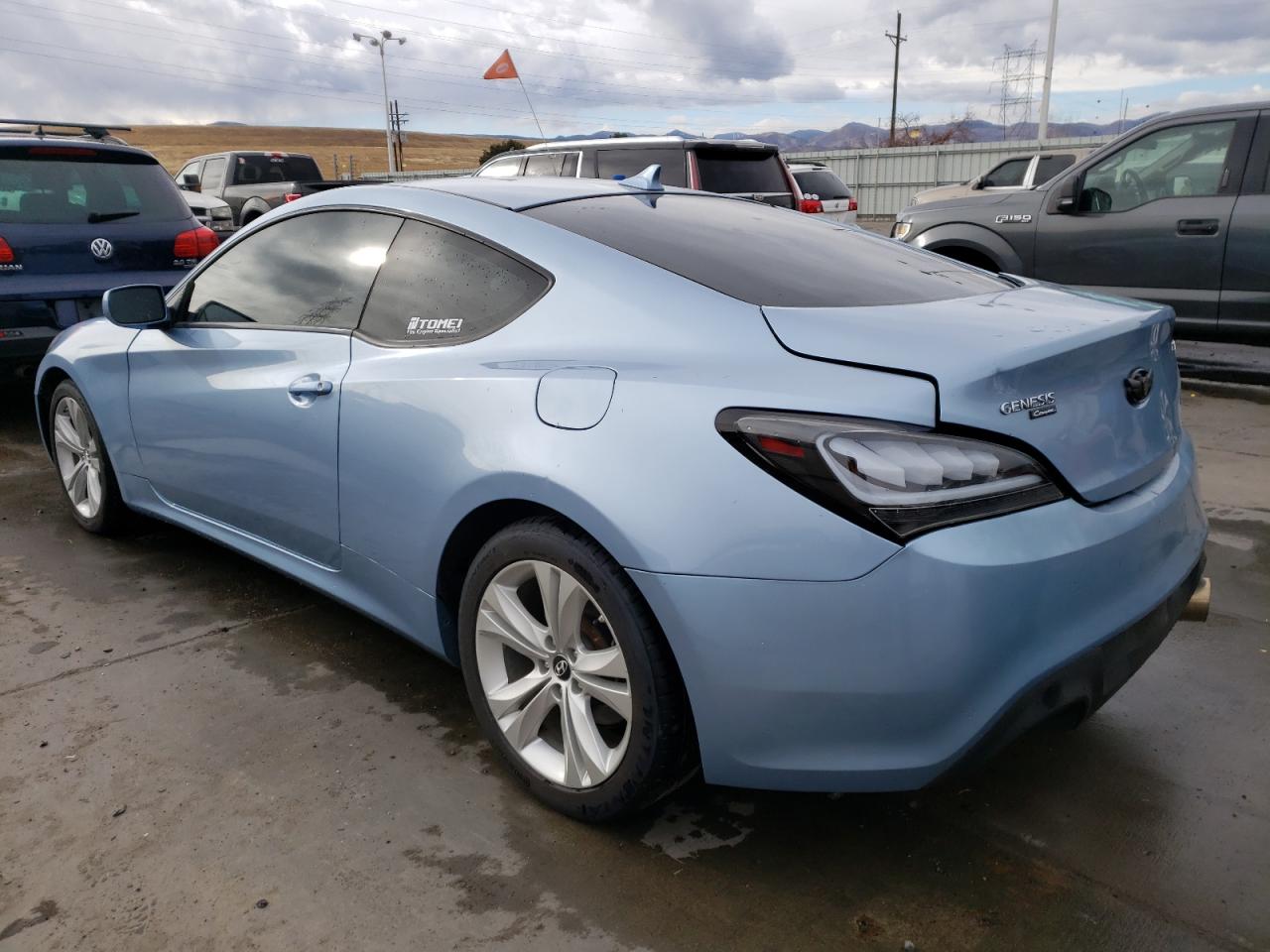 Image 2 of 2011 HYUNDAI GENESIS COUPE 2.0T 2011 with VIN KMHHT6KD7BU063178