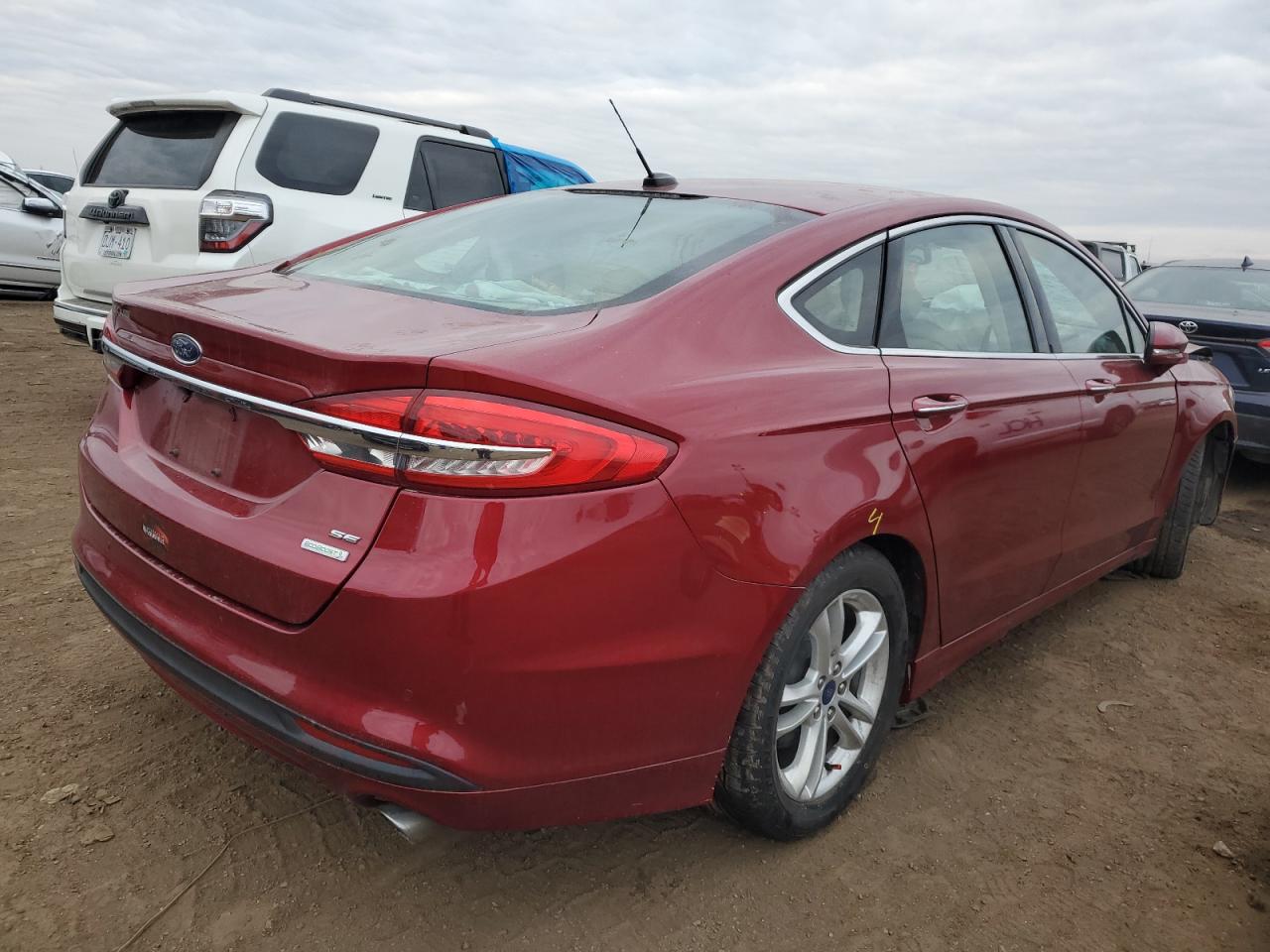 Изображение 3 2018 FORD FUSION SE 2018 с VIN 3FA6P0HDXJR229497