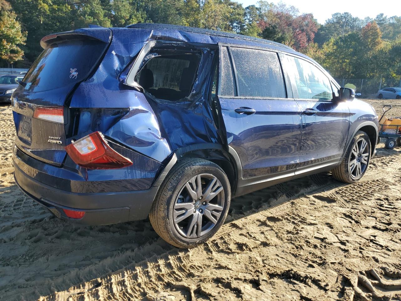 Obraz 3 z 2022 HONDA PILOT SPORT 2022 z VIN 5FNYF6H36NB061476