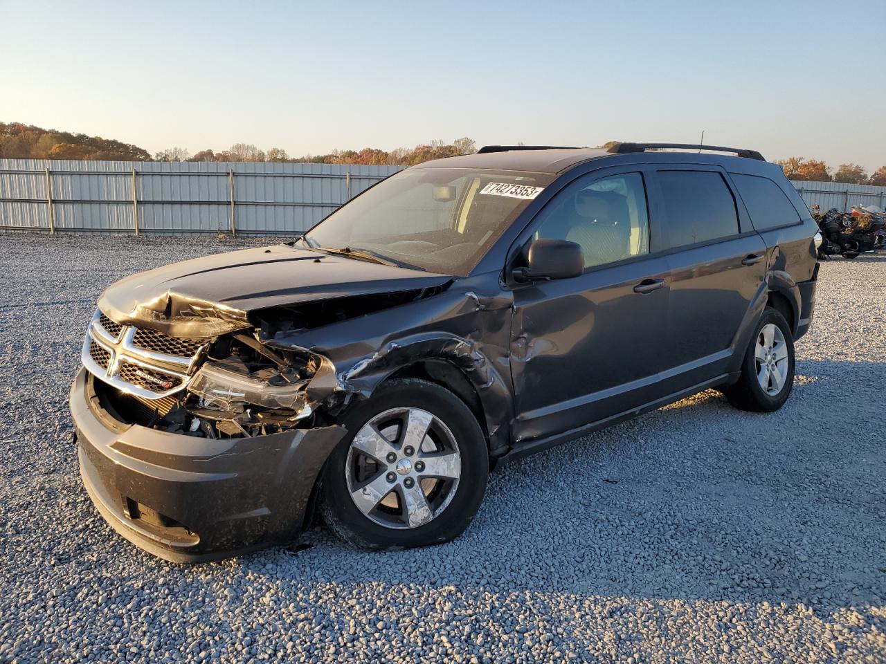 Image 1 of 2014 DODGE JOURNEY SE 2014 with VIN 3C4PDCAB6ET187260