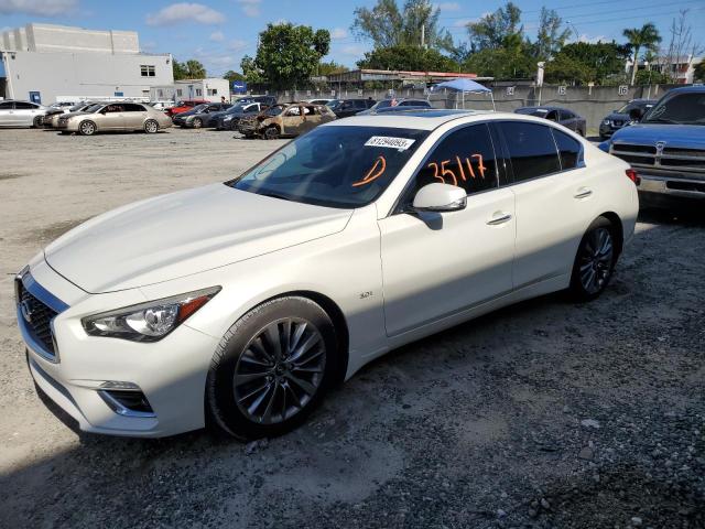 Image 1 of 2018 INFINITI Q50 LUXE 2018 with VIN JN1EV7AP6JM353688